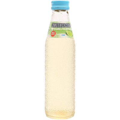Напиток безалкогольный Сенежская Кислород со вкусом лемонграсса и мяты сильногазированный, 330мл