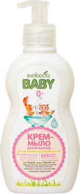 Крем-мыло Svoboda Baby для младенца 0+, 250мл