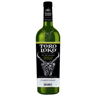 Вино Toro Loko Шардоне белое сухое, 750мл
