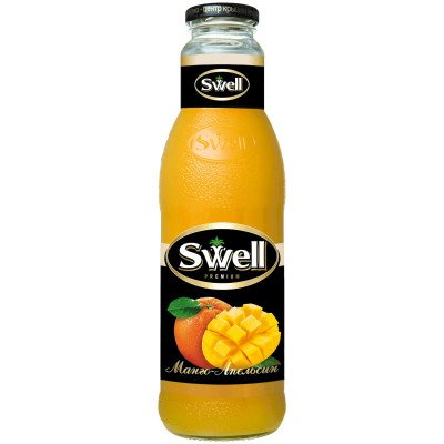 Нектар Swell из манго и апельсина с мякотью для детского питания, 750мл
