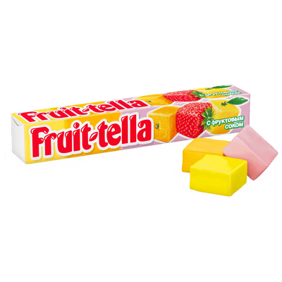 Конфеты Fruittella желейные ассорти клубника-апельсин-лимон, 41г