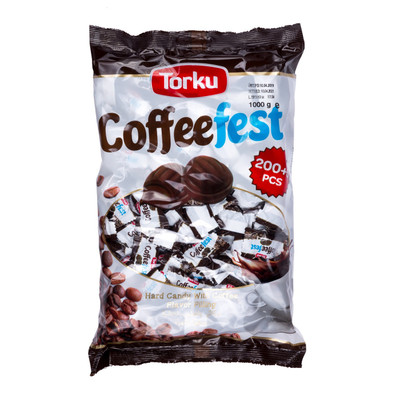 Карамель Torku Coffeefest с кофейной начинкой, 1кг