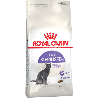 Сухой корм Royal Canin Sterilised 37 с птицей для стерилизованных кошек, 2кг