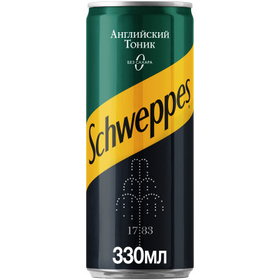 Напиток газированный Schweppes English Tonic, 330мл