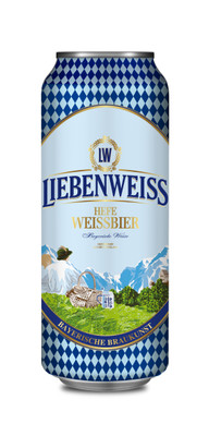 Пиво Liebenweiss Хефе-Вайсбир пшеничное светлое нефильтрованное 5.1%, 500мл