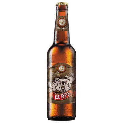Пиво Егерь светлое 4.5%, 500мл