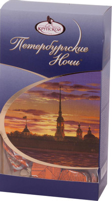 Набор конфет КФ Крупской Петербургские ночи шоколадные ассорти, 260г