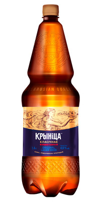 Пиво Крыніца Классическое светлое 4.8%, 1.4л
