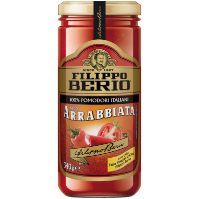 Соус Filippo Berio Arrabbiata томатный, 340г