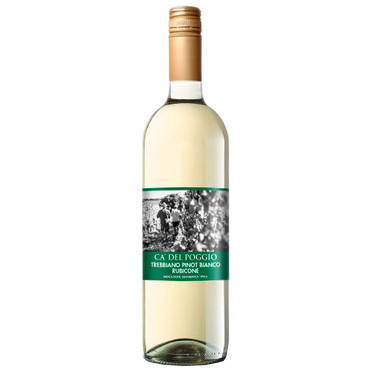 Вино Cа' Del Poggio Trebbiano-Pinot Bianco белое сухое 11.5%, 750мл