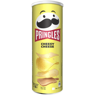 Чипсы картофельные Pringles со вкусом сыра, 165г