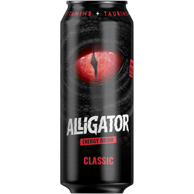 Энергетический напиток Alligator Classik, 450мл