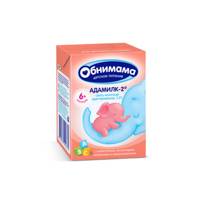 Смесь Обнимама Адамилк-1 молочная адаптированная с рождения 3.5%, 200г