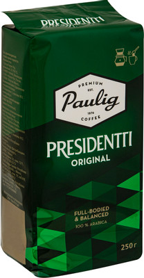 Кофе Paulig Presidentti Original молотый, 250г