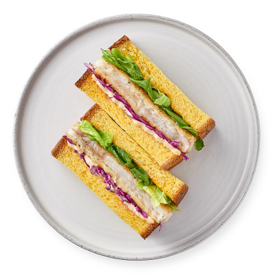 Сэндвич Кацу - сандо с филе трески и острым соусом Шеф Перекрёсток, 230г