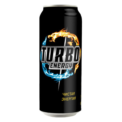 Энергетик Turbo Energy безалкогольный газированный, 450мл