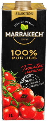 Сок Marrakech из томатов черри прямого отжима с солью, 1л
