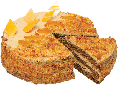 Торт бисквитный Добрынинский Апельсиновая карамель, 850г