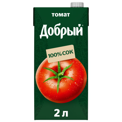 Сок Добрый томатный с солью, 2л