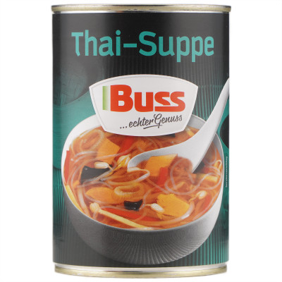 Суп Buss Бангкок острый тайский со стеклянной лапшой и кусочками курицы, 400г