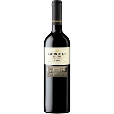 Вино Baron De Ley Reserva сортовое марочное красное сухое категории DOC, 750мл