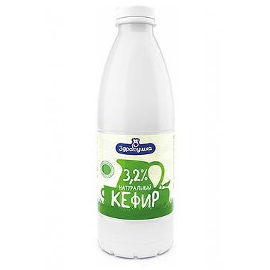 Молоко Здравушка топлёное 3.2%, 930мл