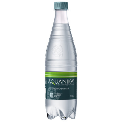 Вода Aquanika минеральная питьевая столовая газированная, 618мл
