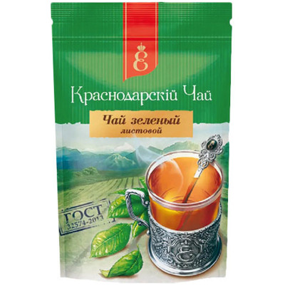 Чай Века Краснодарский чай зелёный листовой, 90г