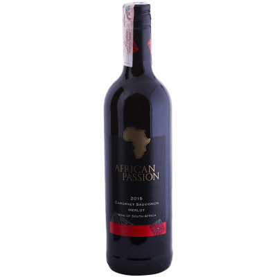 Вино KWV African Passion Cabernet Sauvignon-Merlot красное полусухое, 750мл