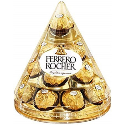 Конфеты Ferrero Rocher молочный шоколад и лесной орех, 212.5г