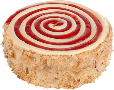 Торт Фили-Бейкер Наполеон клубничный, 900г