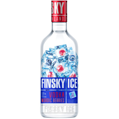 Водка Finsky Ice Северные ягоды особая 40%, 500мл
