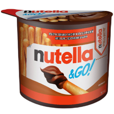 Набор Nutella&GO! c хлебными палочками и ореховой пастой Nutella, 52г