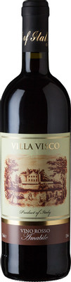 Вино Villa Visco Россо Амабиле красное полусладкое 12%, 750мл