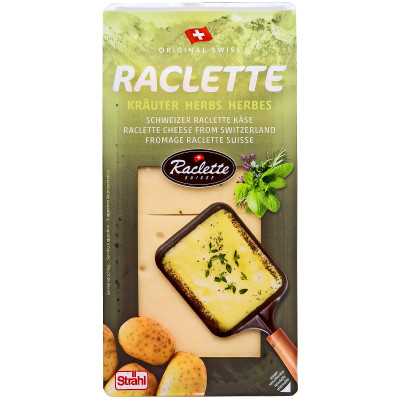 Сыр Strahl Раклет в прованских травах 45%, 200г