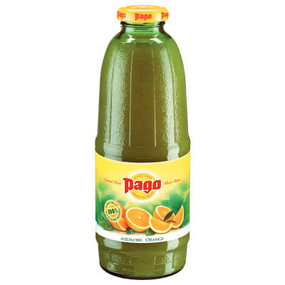 Сок Pago апельсиновый восстановленный без сахара, 750мл