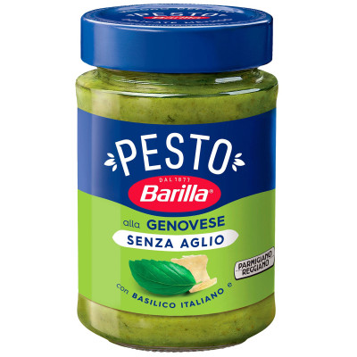 Соус Barilla Pesto Genovese senza Aglio с базиликом (без чеснока), 190мл