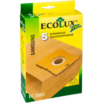 Мешок-пылесборник EcoLux EC1003 бумажный для пылесосов Samsung VP70, 5шт