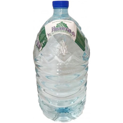 Вода Ивкинская артезианская питьевая 1 категории негазированная, 5л