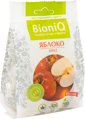 Яблоко BioniQ измельчённое сушёное, 50г