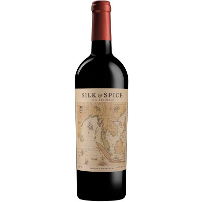 Вино Silk & Spice красное полусухое 13%, 750мл