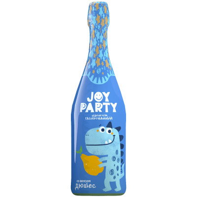 Напиток безалкогольный Joy Party дюшес среднегазированный, 750мл
