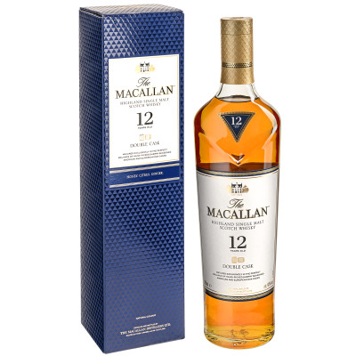 Виски The Macallan Double Cask 12 Years Old 40% в подарочной упаковке, 700мл
