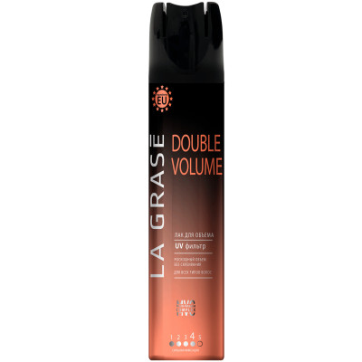 Лак La Grase Double Volume для волос, 250мл