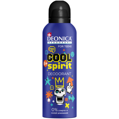 Дезодорант-спрей Deonica For Teens Cool spirit для подростков, 125мл