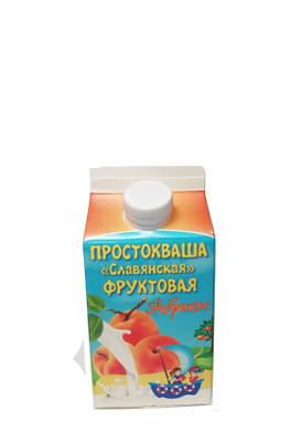 Простокваша фруктовая Славянская абрикос 2.5%, 500мл