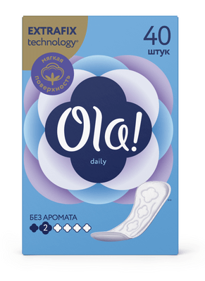 Прокладки ежедневные Ola! Daily, 40шт