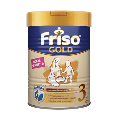 Смесь Friso 3 Gold Locknutri молочная с 12 месяцев, 800г