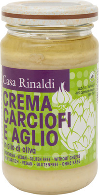 Крем-паста Casa Rinaldi из артишоков с чесноком в оливковом масле, 180мл