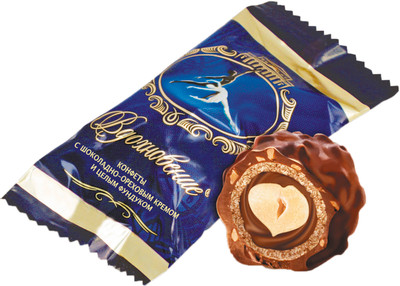 Конфеты Вдохновение с шоколадно-ореховым кремом и целым фундуком
